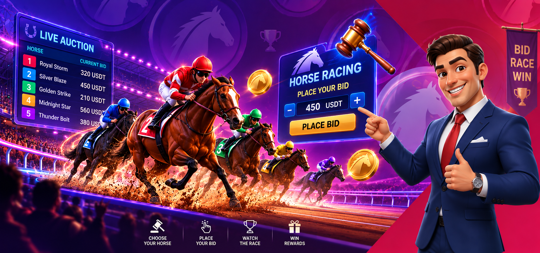 Horse Betting Banner